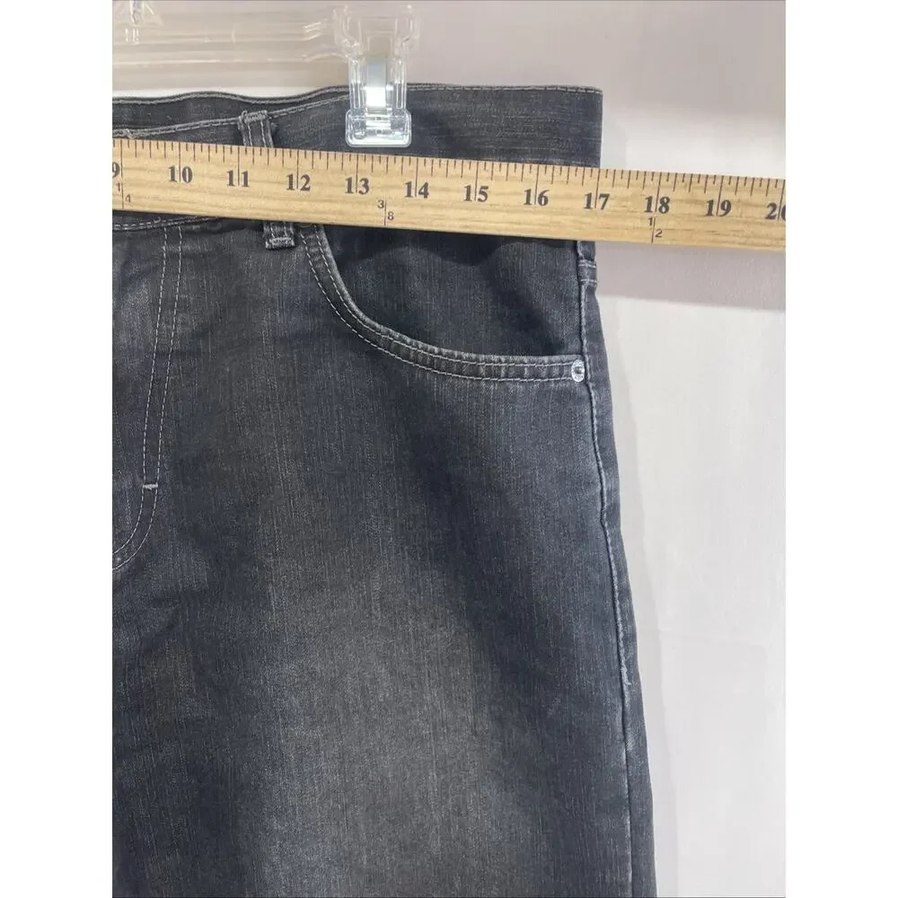 CALVIN KLEIN Men’s EASY FIT BLACK JEANS Size 34x32 Baggy Wide Leg